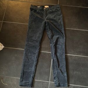 LOFT Navy Corduroy Skinny Pants